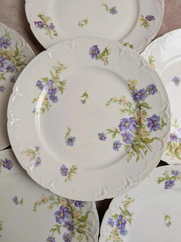 Lot assiettes à dessert - 12,