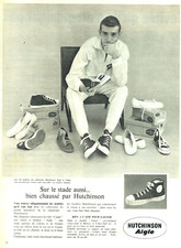publicité Advertising  0922  1961    Hutchinson Aigle  Canat   baskets tennis st