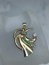 Pendentif Ancien Art Déco Or