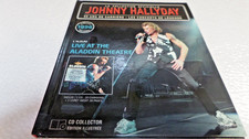 CD + LIVRE JOHNNY HALLYDAY LES CONCERTS DE LEGENDE LIVE AT THE ALADIN THEATRE 96