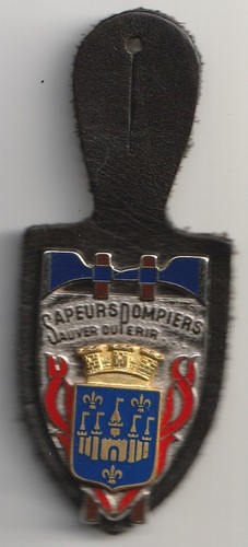 Insigne pompiers pucelle - insigne, de