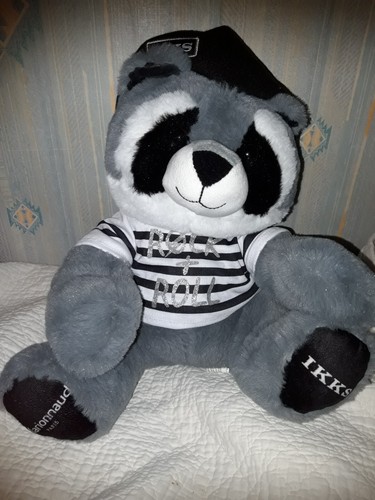 Peluche doudou ours raton - peluche,