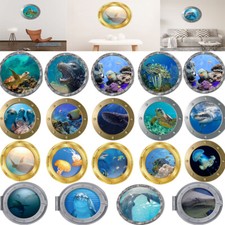 Autocollants Muraux 3D Poisson Sous-Marin Autocollants Faciles À Poser Pvc /