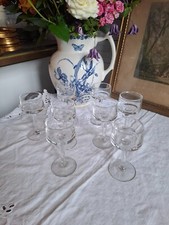 8 ANCIENS VERRES À PIED  BISTROT VINTAGE