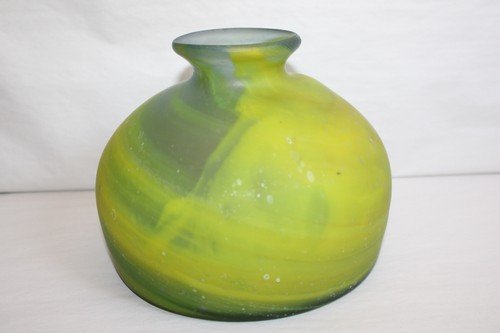 Vase boule pâte verre - en,