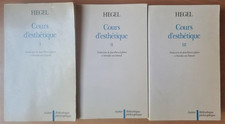 Hegel - Cours d'esthétique complet en 3 volumes - Aubier