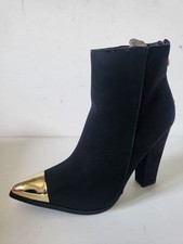 JUSTFAB Bottines daim noir