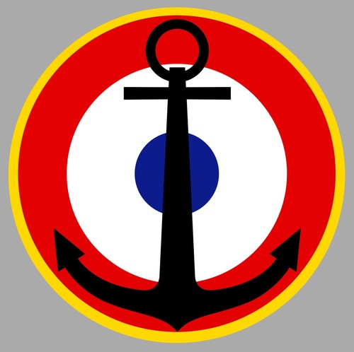 Sticker cocarde marine - cocarde,