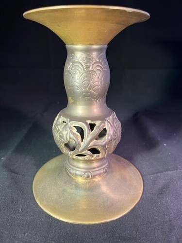 Porte bougie ancien fait - porte-bougie,