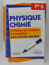 Physique-Chimie Terminale Bac S 27 fiches de révision - Bernard Farno - Livre