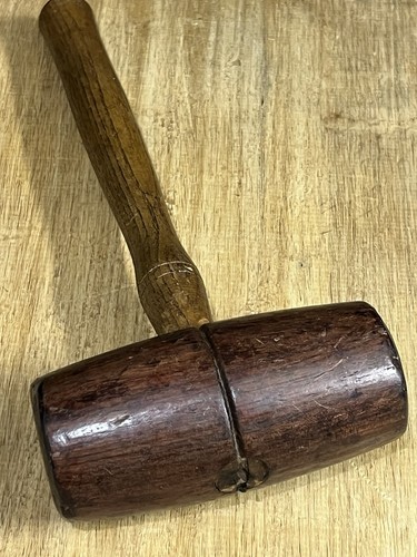 Maillet ancien bois manche - ancien,