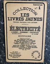 Collection Les Livres Jaunes électricité fascicule n°1