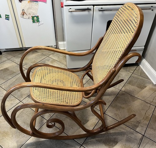 Vintage mcm bentwood rocking - bentwood,