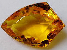 AAA + grande citrine jaune