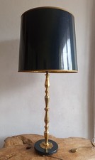 Lampe vintage en laiton et