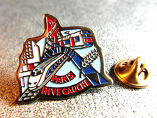 RARE PINS PIN'S - TRAIN 253 - PARIS RIVE GAUCHE TGV - METRO RER RATP SNCF - V° 2