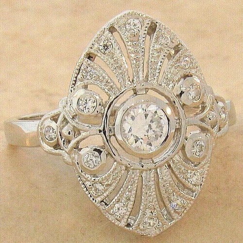 Bague fiançailles vintage - bague,
