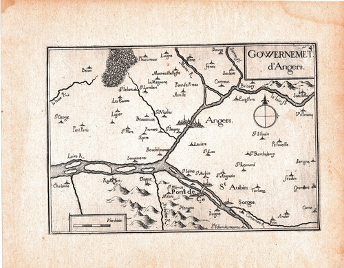 Carte géographique xviie - géographique,