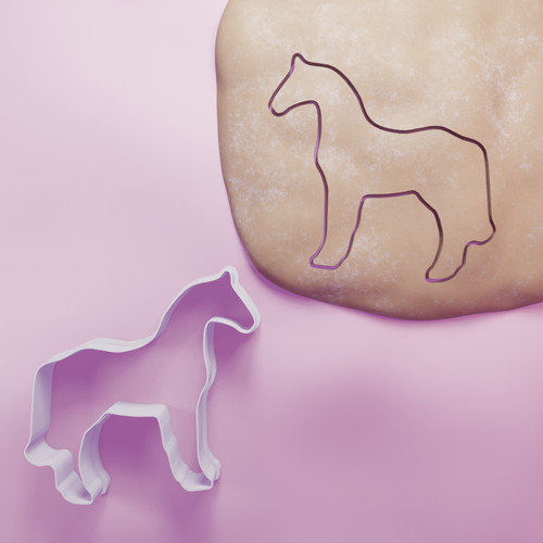 Cheval coupe biscuit - coupe,