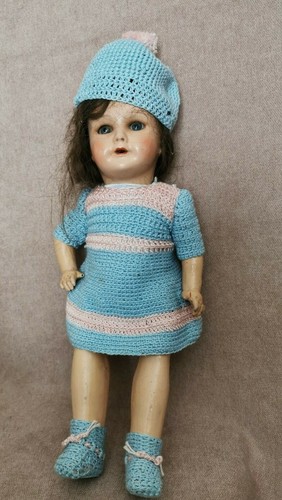 Petite poupée ancienne sfbj - petite,