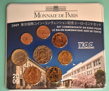 France 2009   Miniset Salon de Tokyo  de 1 ct à 2 €    Rare 500 exemplaires
