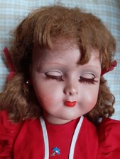 Grande  Poupée Bella  Bonomi  ?  ancienne  rhodoïd ,  tout  d'origine