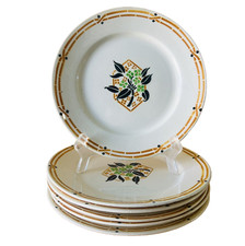 6 Assiettes plates anciennes