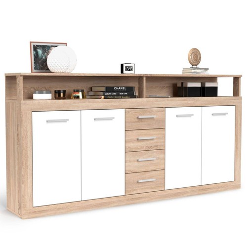 Buffet portes 4 tiroirs - 4,