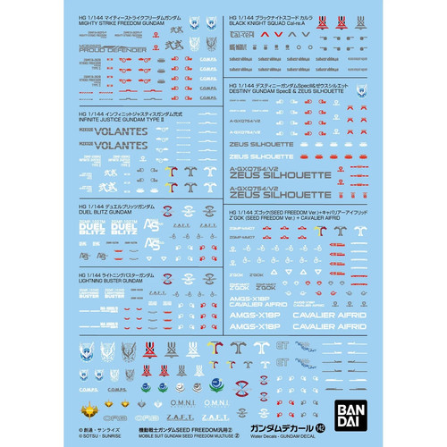 Gundam decals 142 mobile - n°142,