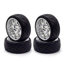 1/10 1/14 Jante de roue et pneus 12mm Moyeu de roue de rechange pour RC