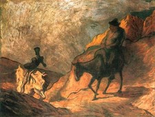 HONORE DAUMIER DON QUICHOTTE &