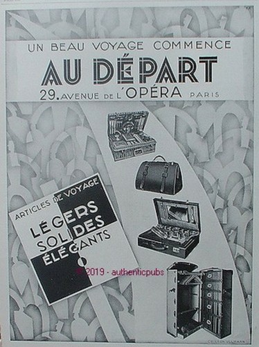Publicite depart malle - publicite,