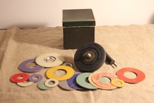 Ancien jouet l'éblouissante Toupie Emile Chazelles XIXe métal et bois France