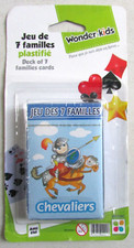 Jeu des 7 familles plastifié Chevaliers Wonder-kids Neuf, sous blister d'origine