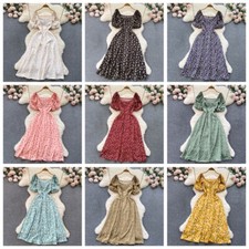 Femme Col Carré Imprimé