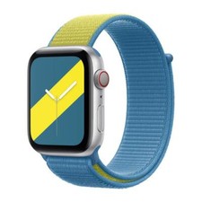 Véritable Apple Montre Nylon Sport Boucle Bande de Sangle 38mm/40mm/41mm