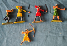 5 soldats archer MOYEN AGE