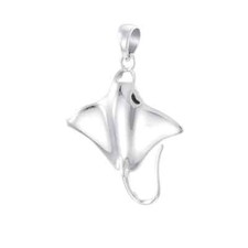 Pendentif Manta Ray En Argent
