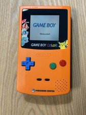 Console Nintendo Game Boy Color Custom Pokémon Center Style Orange Testée Japon