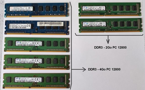 Barrettes ram dimm ddr3 - :, et