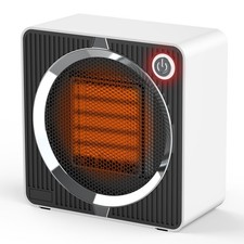 Chauffage d’appoint 500W, Radiateur Soufflant Céramique PTC, Mini Radiateur E...