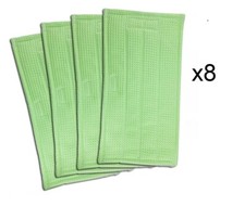 Ensemble De 8 Chiffons Compatibles Pour Aspirateur Lavant FOLLETTO SP600