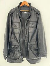 VESTE CUIR VINTAGE HOMME