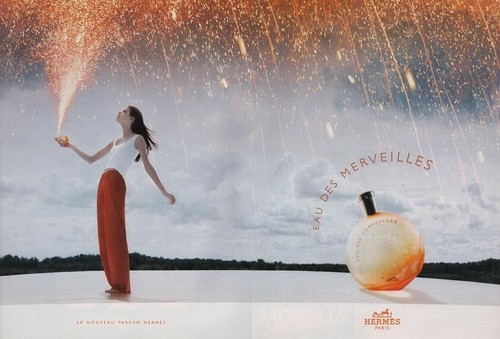 Publicité papier parfum - publicité,