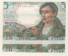 FRANCE - 5 FRANCS BERGER type