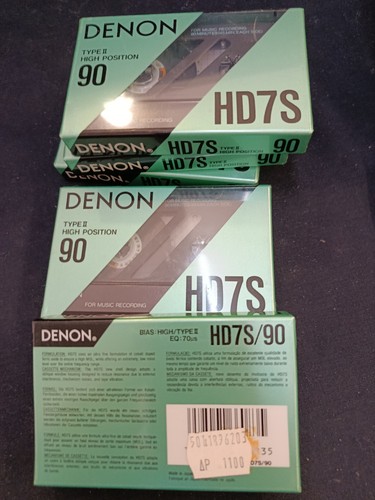 Denon sealed cassette tape - denon, cassette,