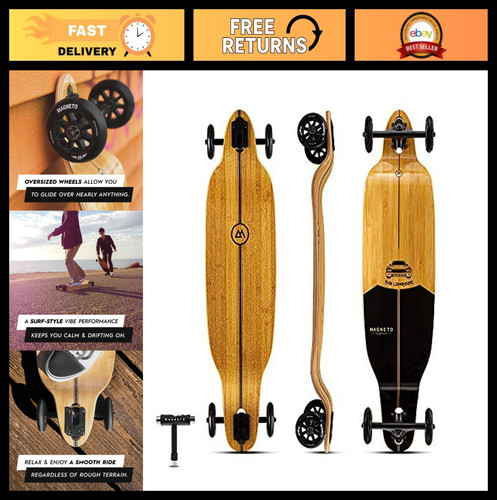 Bamboo longboard for cruising - for,