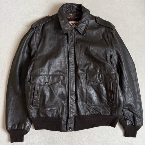 Schott leather flight jacket - schott,