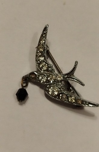 Broche ancienne métal avec - en,