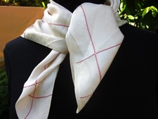 Foulard carré homme soie fin